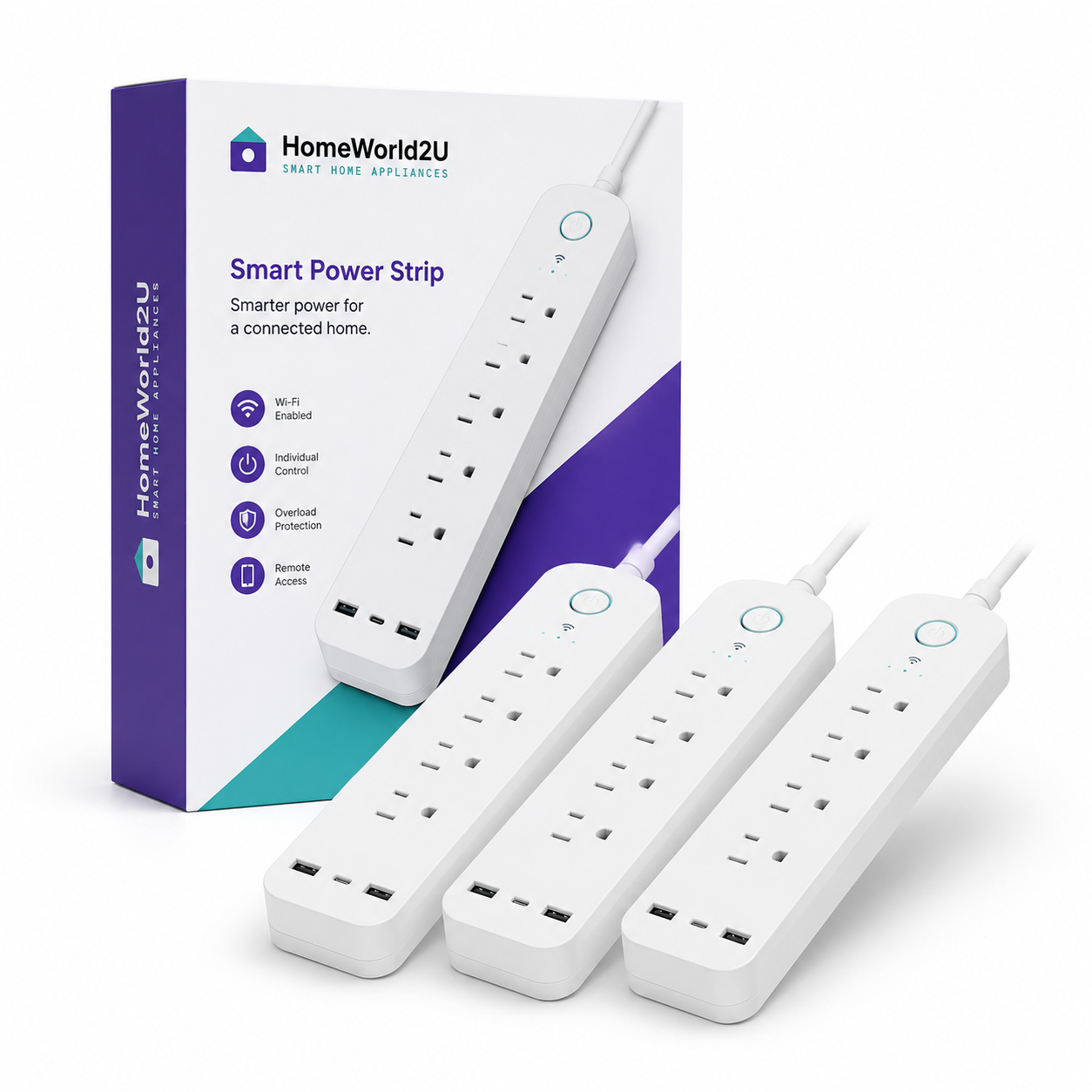 Smart Power Strip 3pcs
