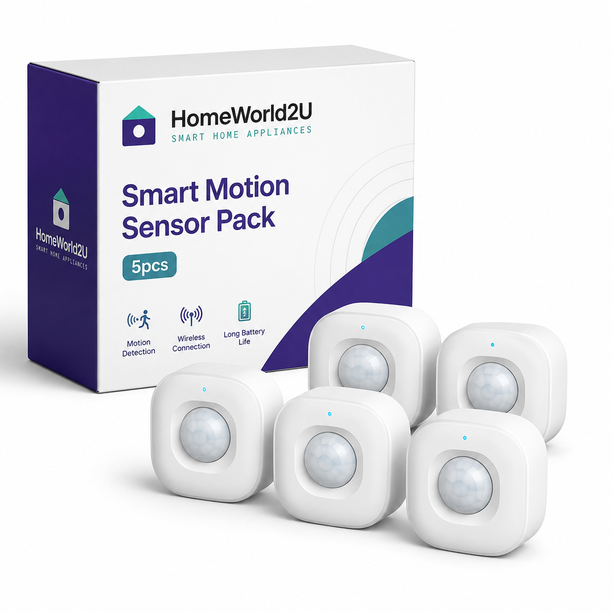 Smart Motion Sensor Pack 5pcs
