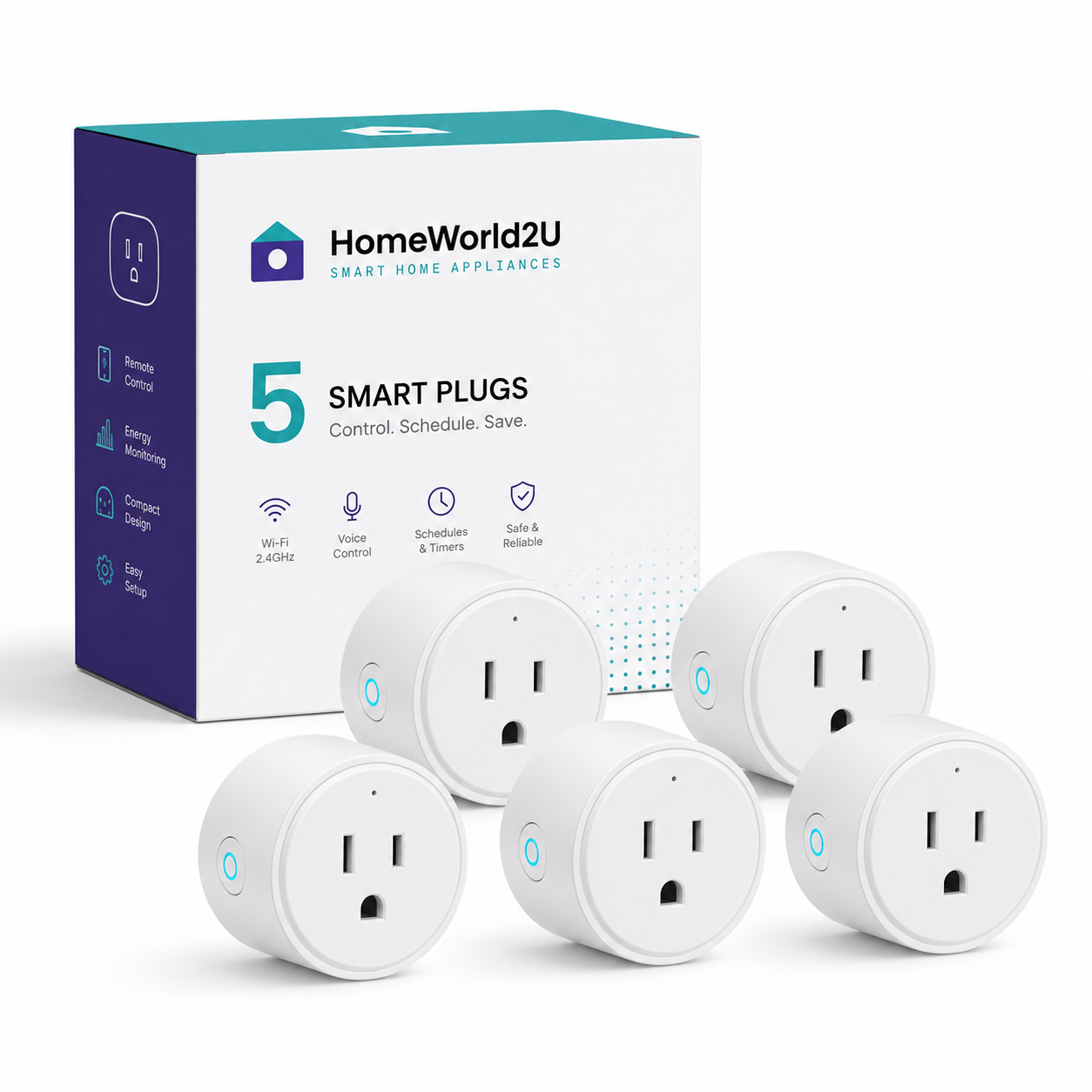 Smart Plug Socket 5pcs